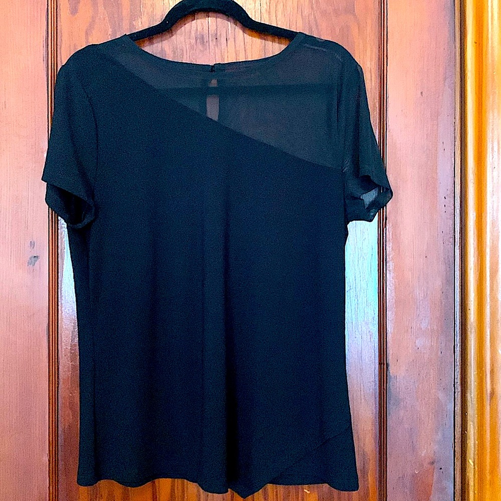 International Concepts (INC) super sexy dressy t shirt. Womens sz L, NWT.